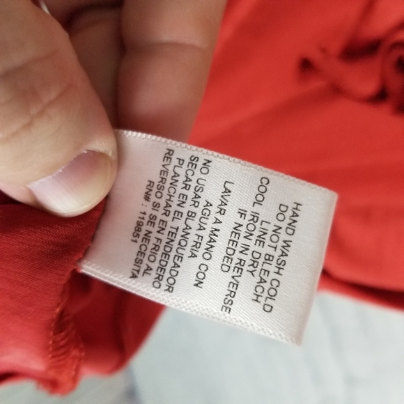 Maternity ruched ruffle eyelet detail blouse - Picture 7 of 7